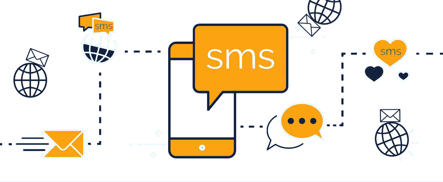 Image de campagne avec des sms
